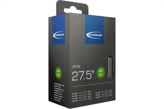 Butylkautschuk - Fahrradschläuche - Schwalbe AV21 Schlauch 27,5 Zoll - 40 mm