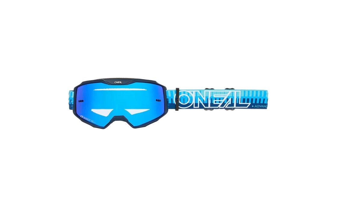 O'Neal B-10 Goggle Striped blue/blue - radium blue