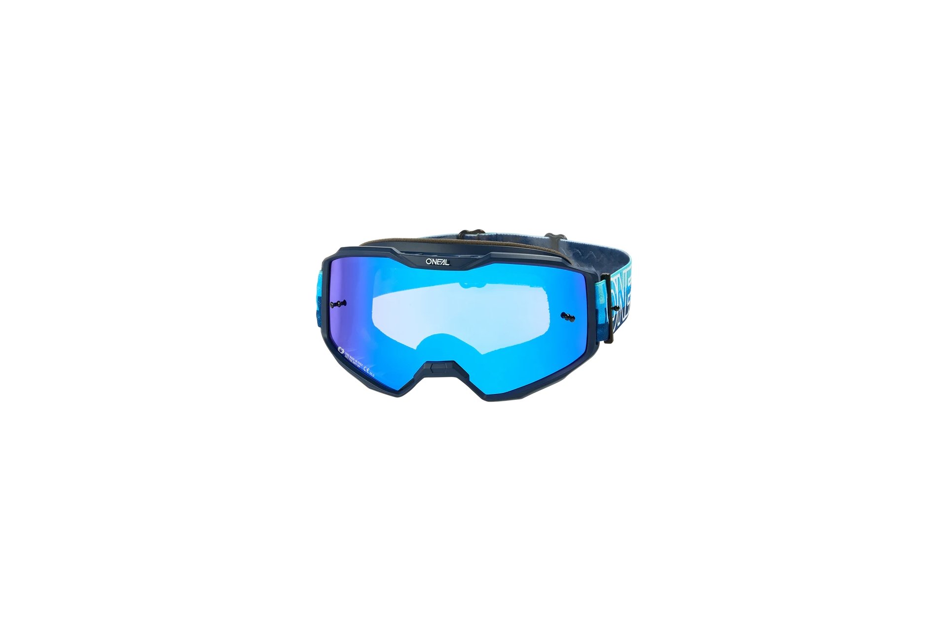 O'Neal B-10 Goggle Striped blue/blue - radium blue