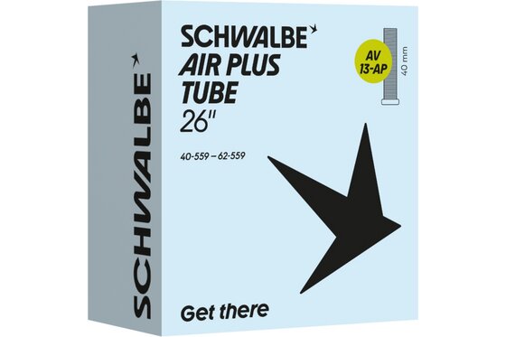 Schläuche - Schwalbe AV13-AP Air Plus Schlauch 26 Zoll - 40 mm