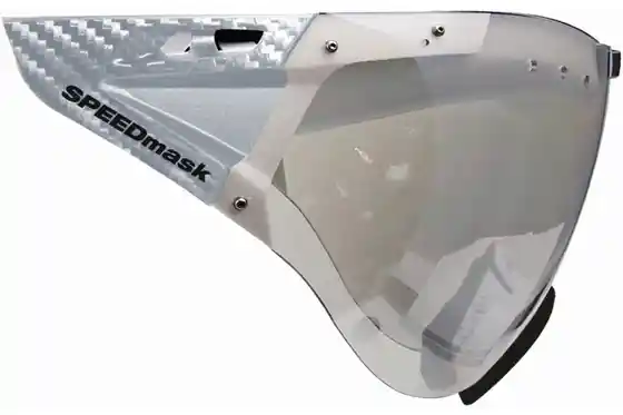 Fahrradhelme Sale - Casco SPEEDmask Carbonic klar Visier