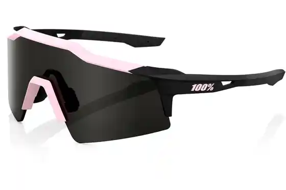 100 Percent - Fahrradbrillen - 100 Percent Speedcraft SL Soft Tact Desert Pink / Smoke Lens