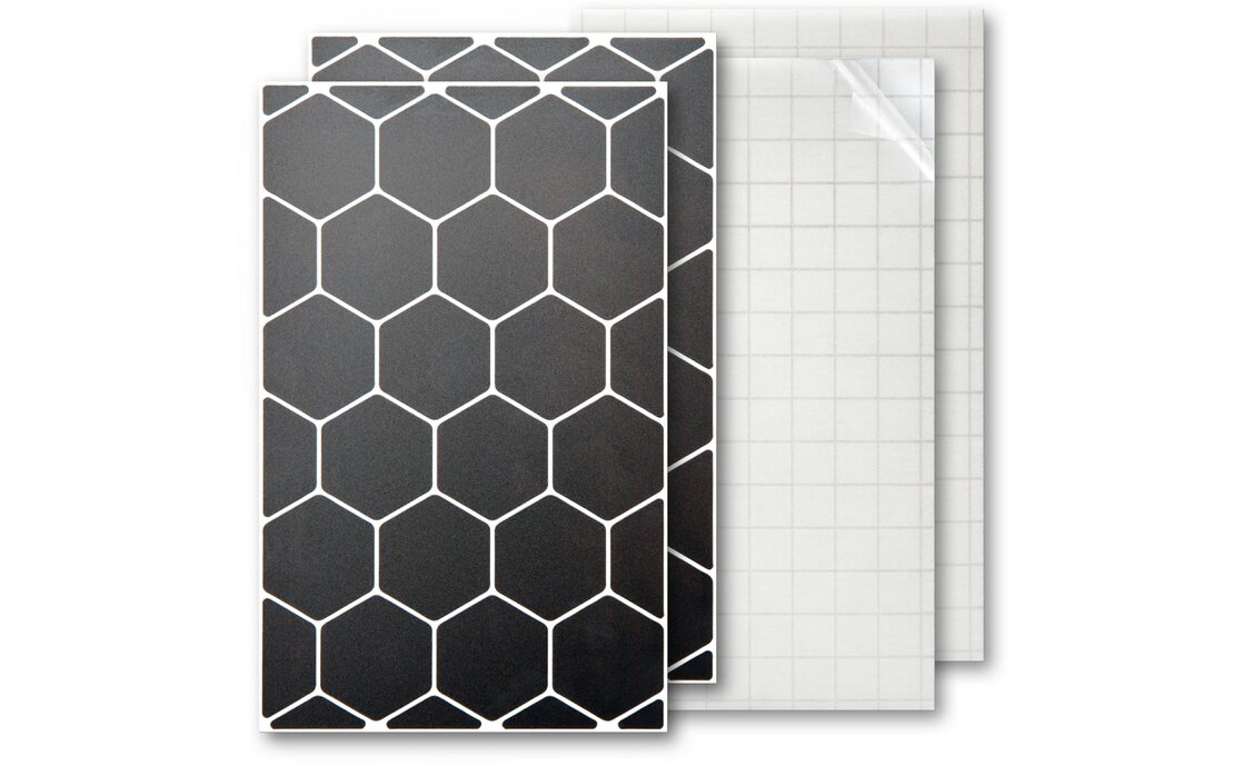 Luxshield Reflektoren Aufkleber Hexagon