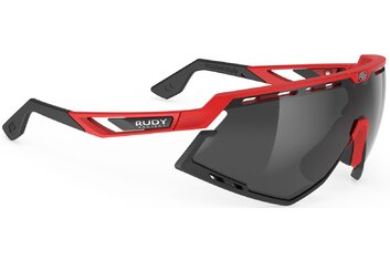 Fahrradzubehör Sale - Rudy Project Defender Fire Red Matte - Smoke Black