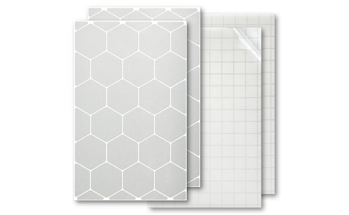 Luxshield Reflektoren Aufkleber Hexagon