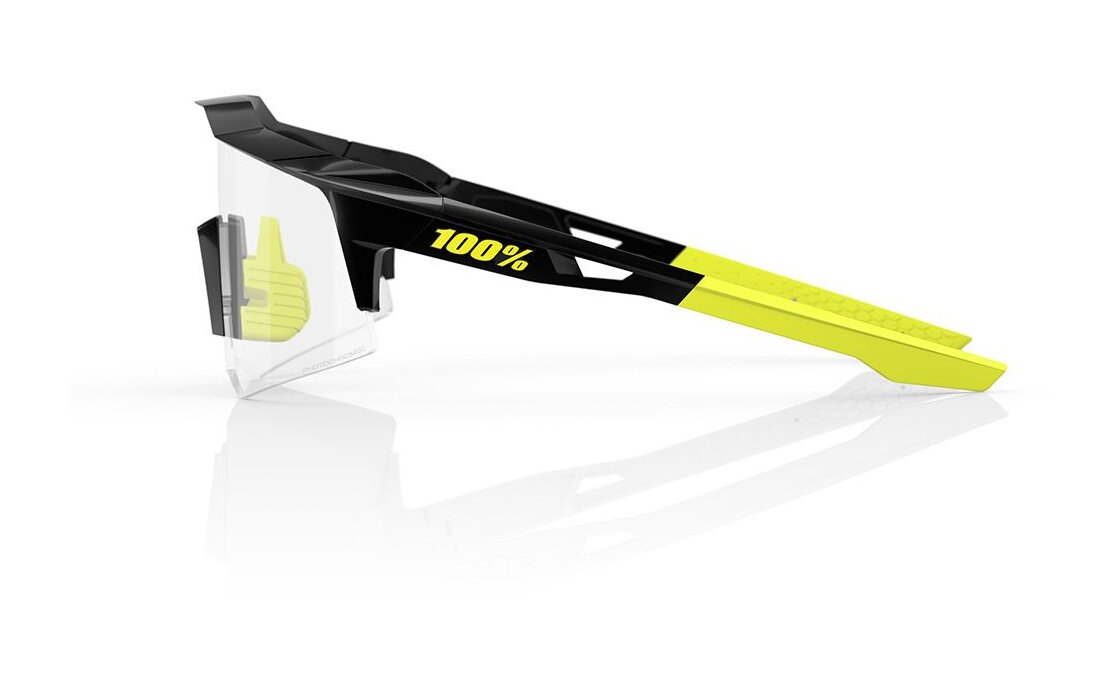 100 Percent Speedcraft XS Gloss Black / Photochromic Lens