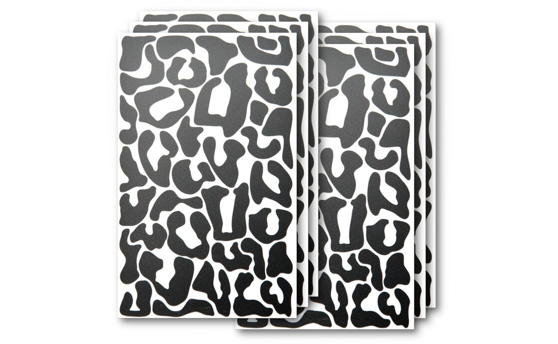 Luxshield Reflektoren Aufkleber Leopard