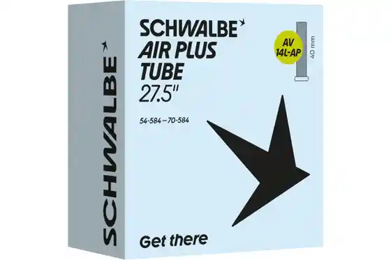 pannensicher - Fahrradschläuche - Schwalbe AV14L-AP Air Plus Schlauch 27,5 Zoll - 40 mm
