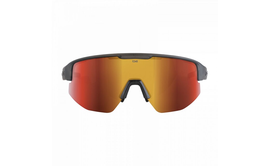 TSG Loam Sunglasses smoke grey clear/red chrome