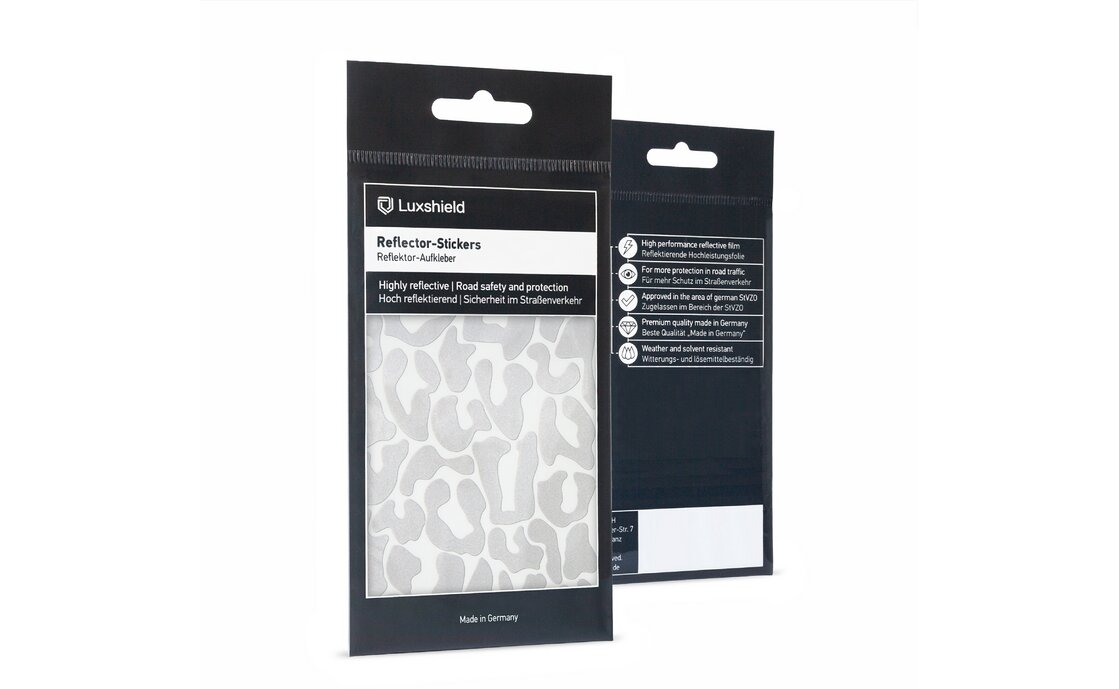 Luxshield Reflektoren Aufkleber Leopard