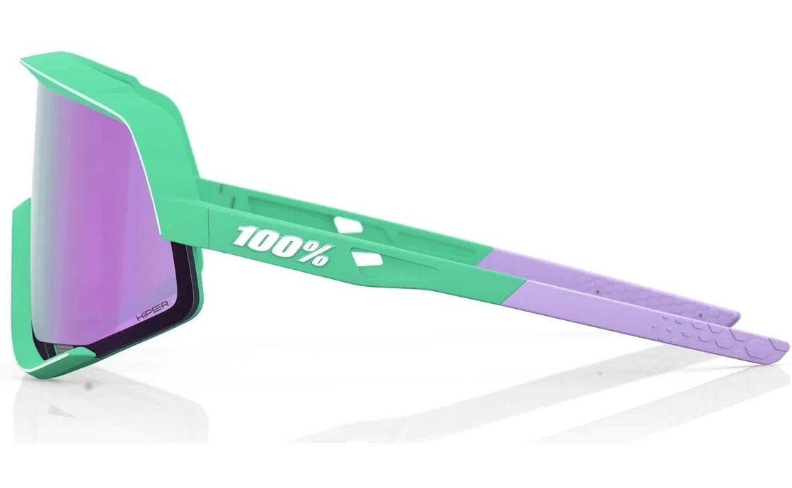100 Percent Glendale Soft Tact Mint / HiPER Lavender Mirror Lens