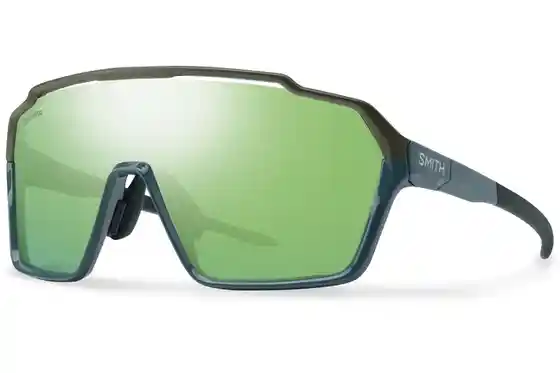XXL Sale % - Smith Shift XL MAG Stone - Moss - ChromaPop Green Mirror