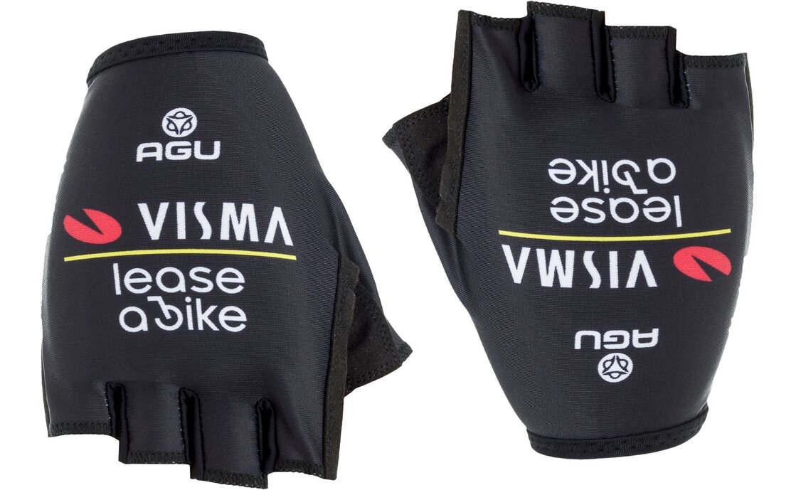 AGU Replica Kurzfinger Handschuhe Visma | Lease a Bike - 2024