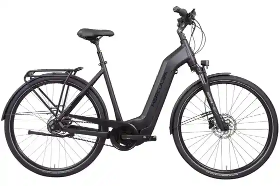 Schwarz - E-Bike-Pedelec - Hercules Intero I-R5 - 630 Wh - 28 Zoll - Tiefeinsteiger