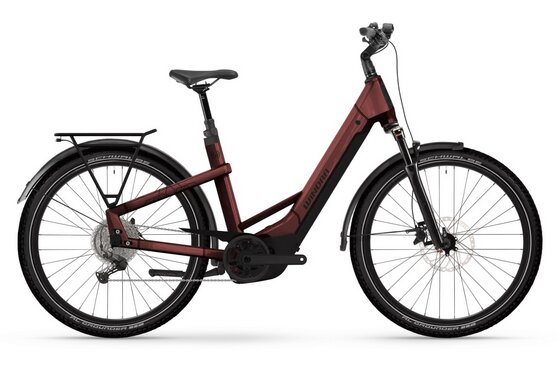 mit Beleuchtung - E-Trekkingbikes - Winora Yakun X10 Low - 800 Wh - 27,5 Zoll - Tiefeinsteiger - 2025