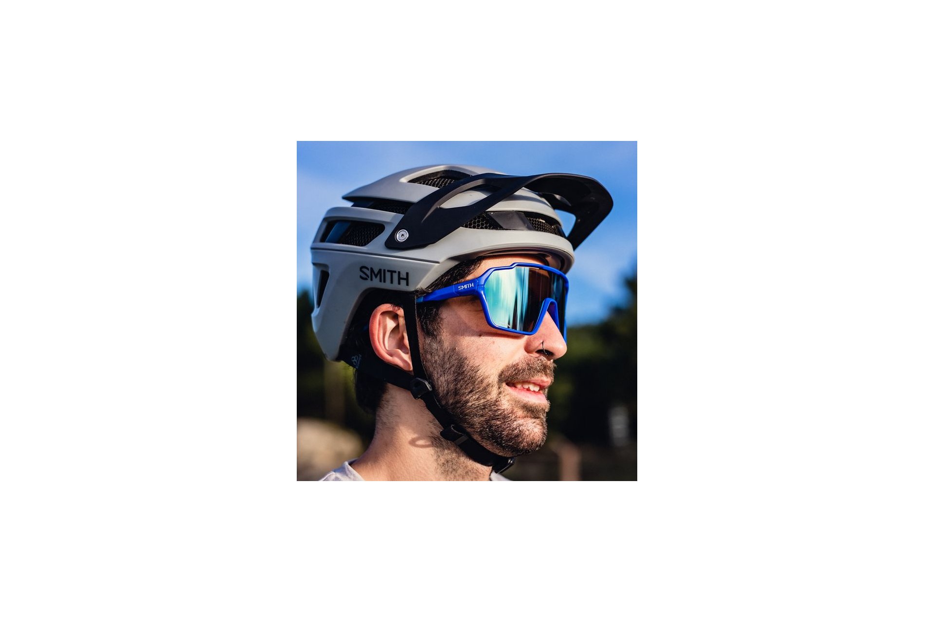 Smith Shift XL MAG Aurora - Dew - ChromaPop Blue Mirror