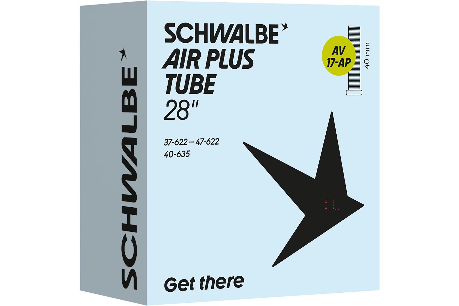 Schwalbe AV17-AP Air Plus Schlauch 28 Zoll - 40 mm