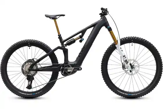 Schwarz - E-Bike-Pedelec - Cube AMS Hybrid 177 C:62 AT 600X - 600 Wh - 29 - 27,5 Zoll - Fully