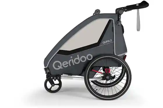 Kinderanhänger - Qeridoo QUPA 2 Grey