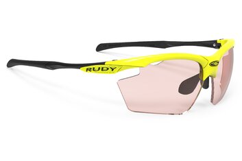 Fahrradzubehör Sale - Rudy Project Agon Race Pro Ltd Yellow Fluo Gloss / ImpactX Photochromatic