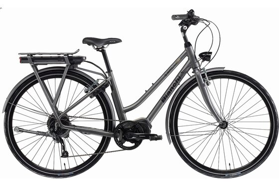 Hinterradmotor - E-Bike-Pedelec - Bianchi E-Spillo Classic - 418 Wh - 2022 - 28 Zoll - Damen Sport
