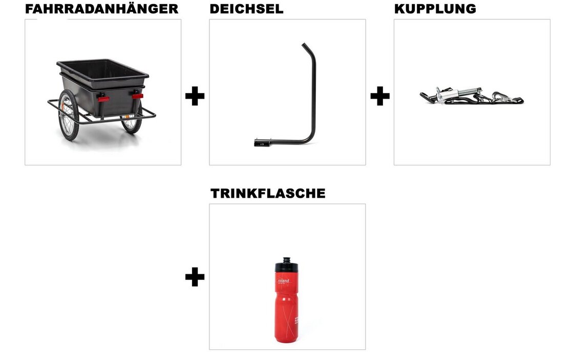 ROLAND Transportanhänger Big Boy Tiefdeichsel