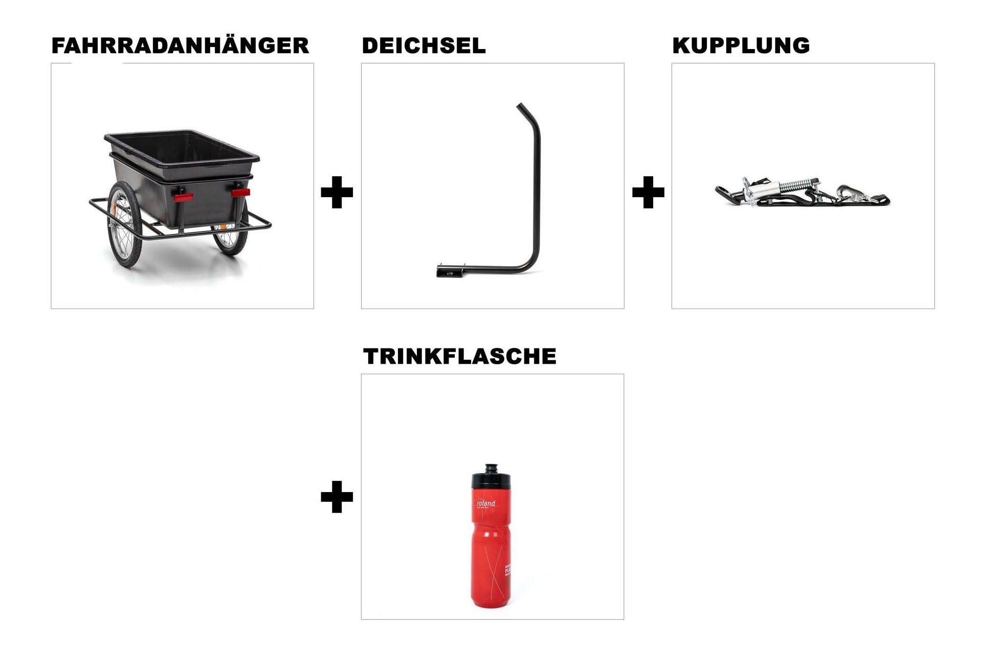 ROLAND Transportanhänger Big Boy Tiefdeichsel