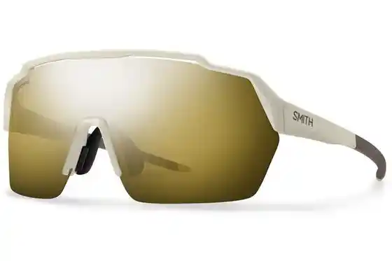 Sport-Sonnenbrillen - Smith Shift Split MAG Matte Bone - ChromaPop Black Gold Mirror