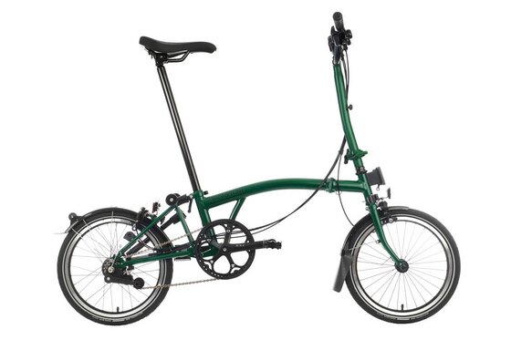 Kettenschaltung - Citybike - Brompton C Line Explore Black Edition - 16 Zoll - Faltrahmen - 2025