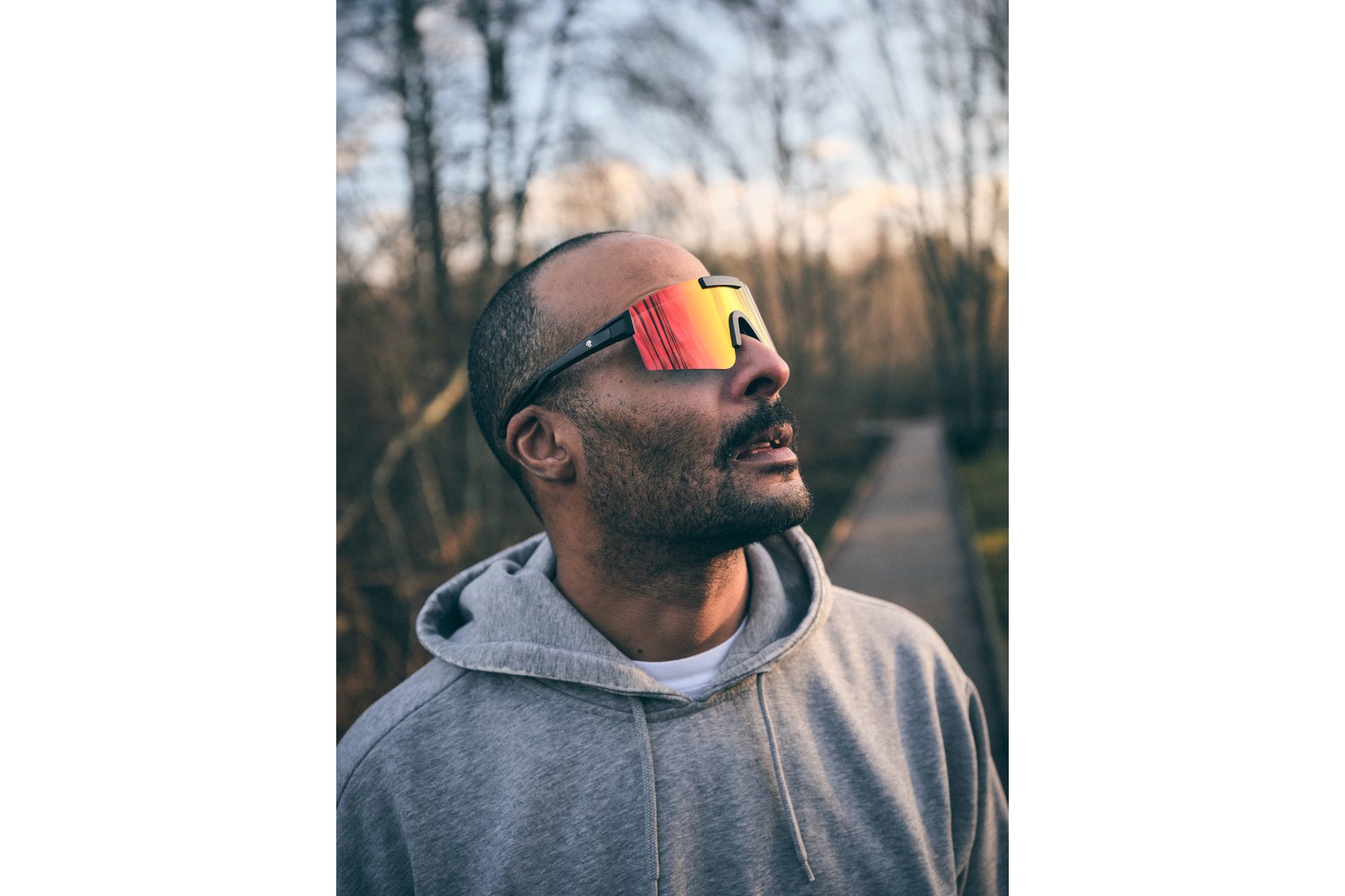 CHPO Luca Matte Black - Red Photochromic