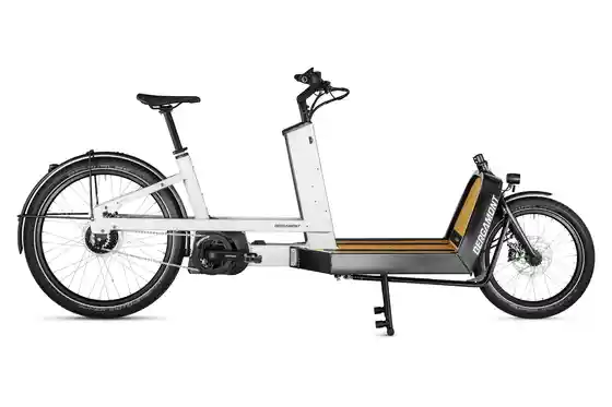 Aluminium - Long John - Bergamont E-Cargoville LJ Expert - Load Unit 50 cm - 625 Wh - 26 Zoll - Long John