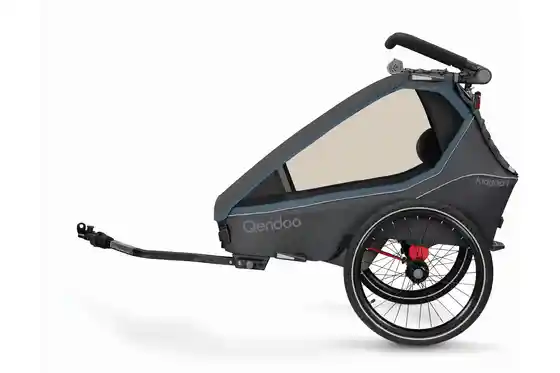 Kinderanhänger - Qeridoo Kidgoo 1 Navy Blue