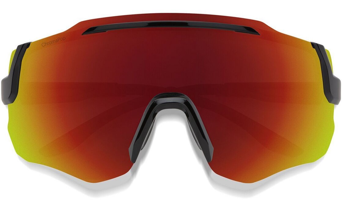 Smith Momentum Black - ChromaPop Red Mirror