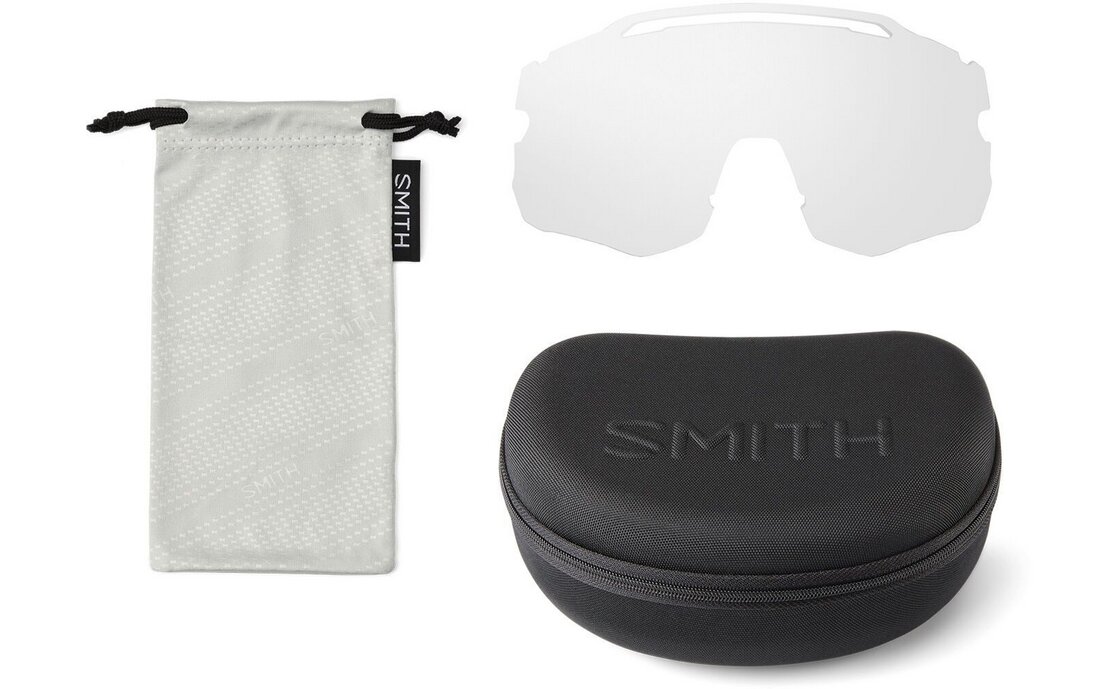 Smith Momentum Black - ChromaPop Red Mirror