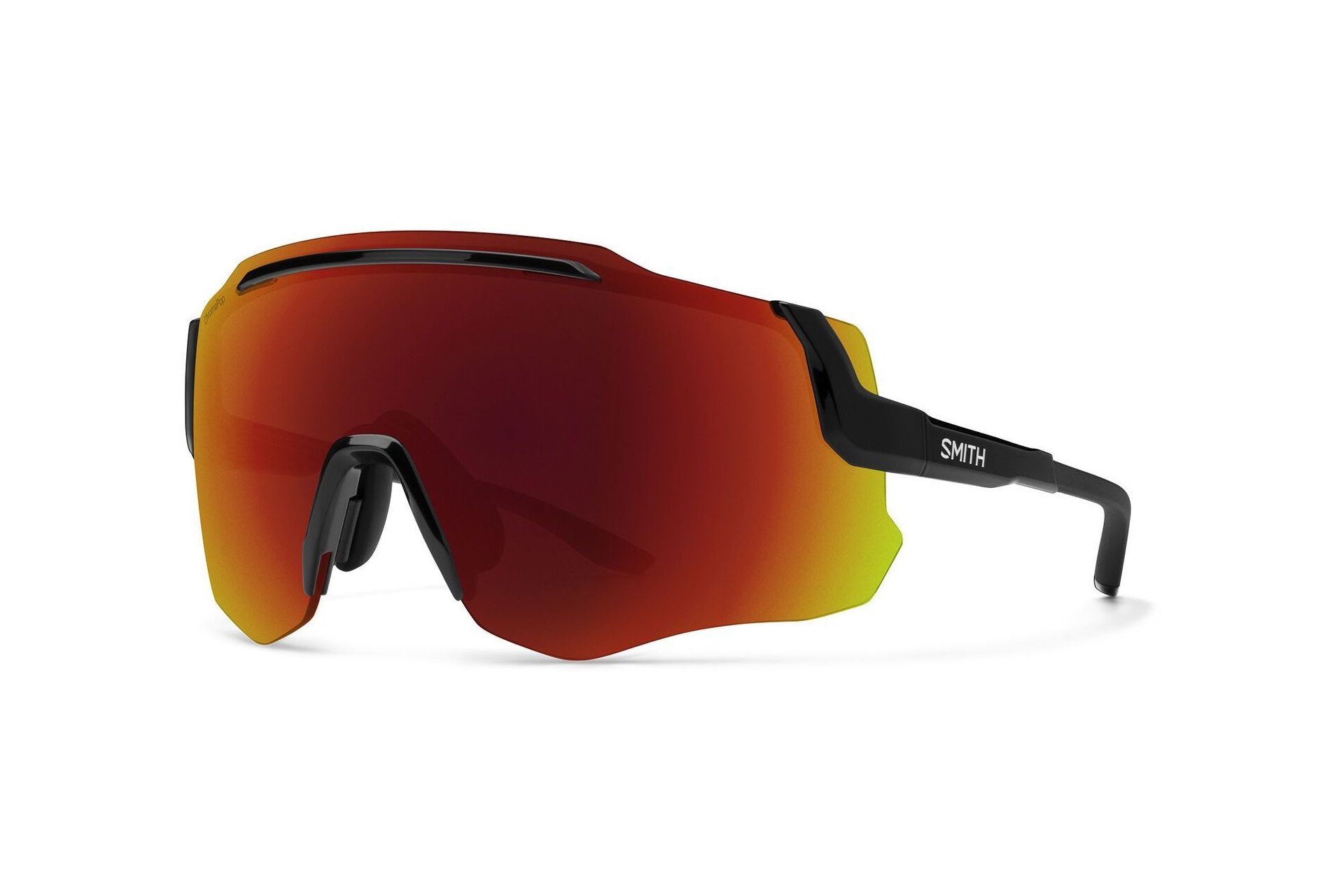 Smith Momentum Black - ChromaPop Red Mirror