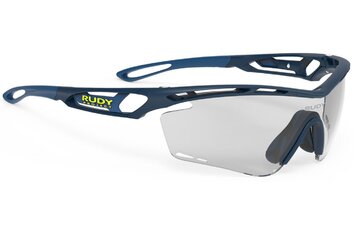 Fahrradbrillen - Rudy Project Tralyx Blue Navy Matte / ImpactX Photochromic 2 Black