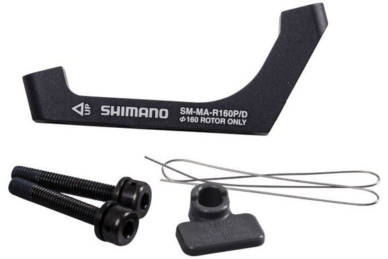 Fahrradteile - Shimano Scheibenbremsadapter SM-MA-R160PDC