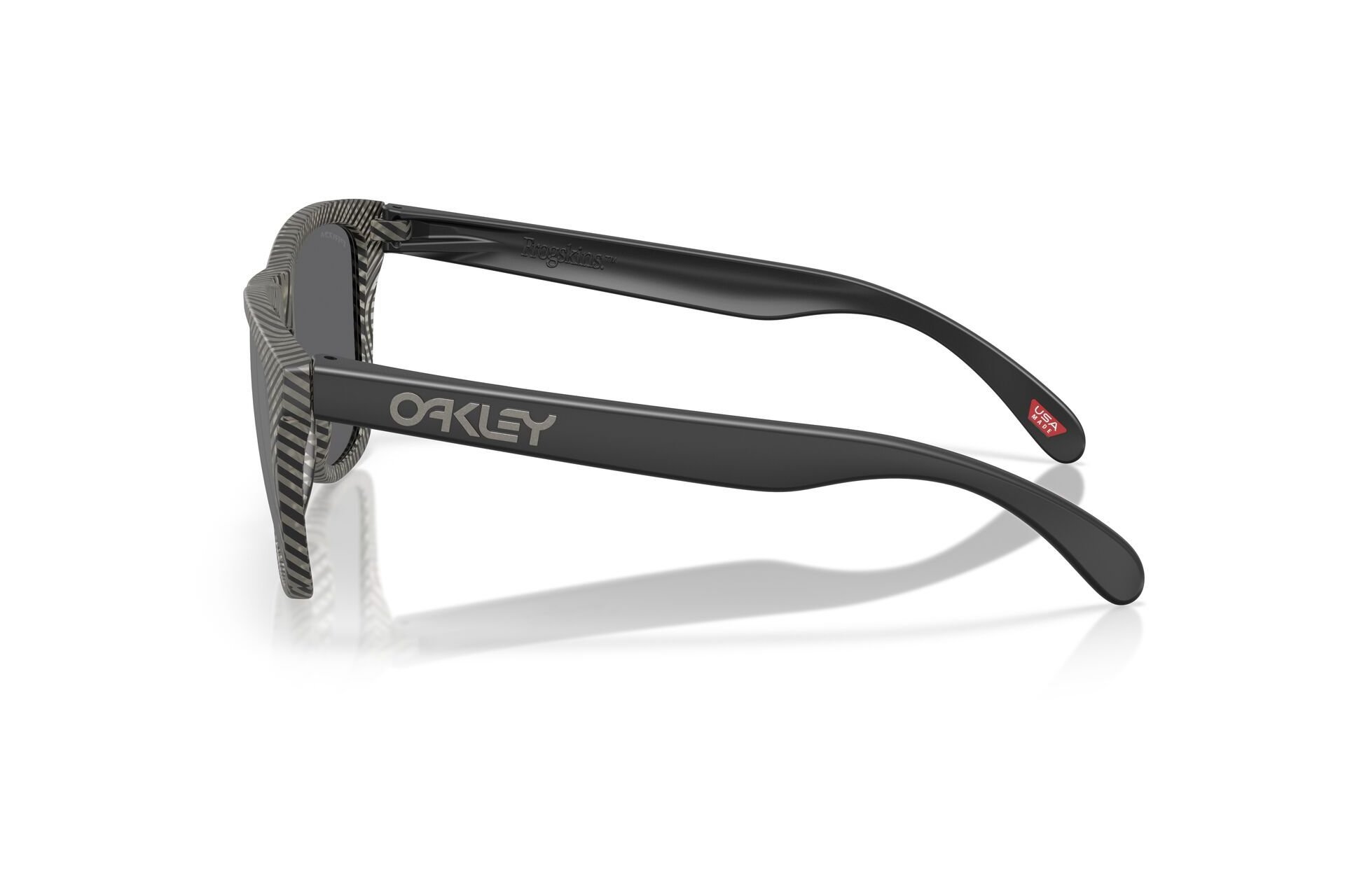 Oakley Frogskins Matte Grey Ink Fingerprint/Prizm Black