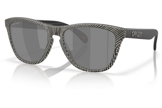 Sport-Sonnenbrillen - Oakley Frogskins Matte Grey Ink Fingerprint/Prizm Black