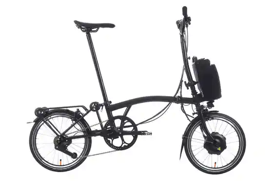 Schwarz - E-Bike Faltrad-Klapprad - Brompton Electric C Line Explore - 300 Wh - 16 Zoll - Faltrahmen