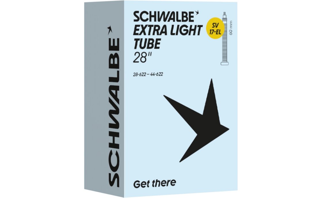Schwalbe SV17-EL Extra Light Schlauch 28 Zoll - 60 mm