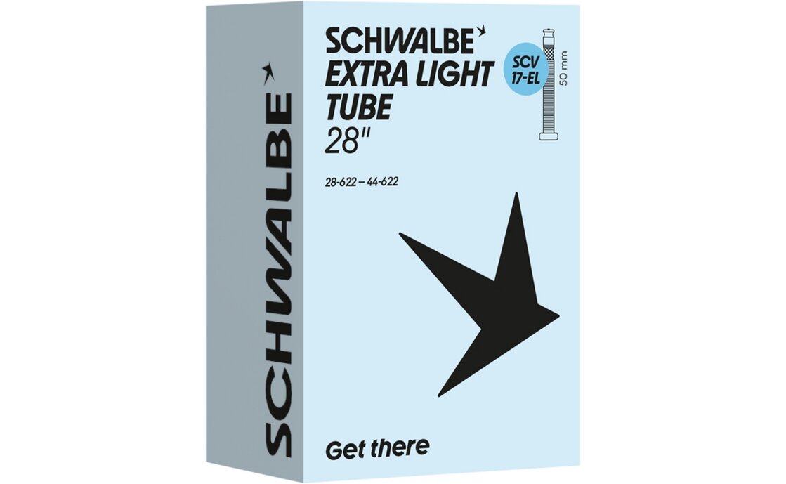 Schwalbe SCV17-EL Extra Light Schlauch 28 Zoll - 50 mm