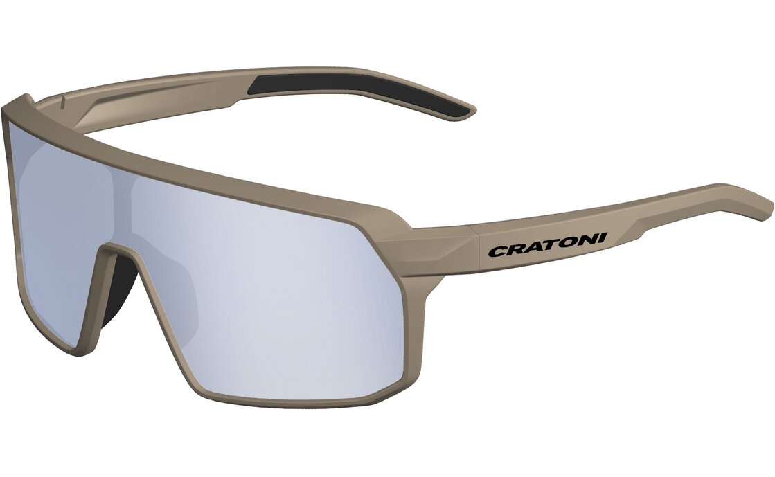 Cratoni Skyvision Photochromic sand matt/clear with blue mirror