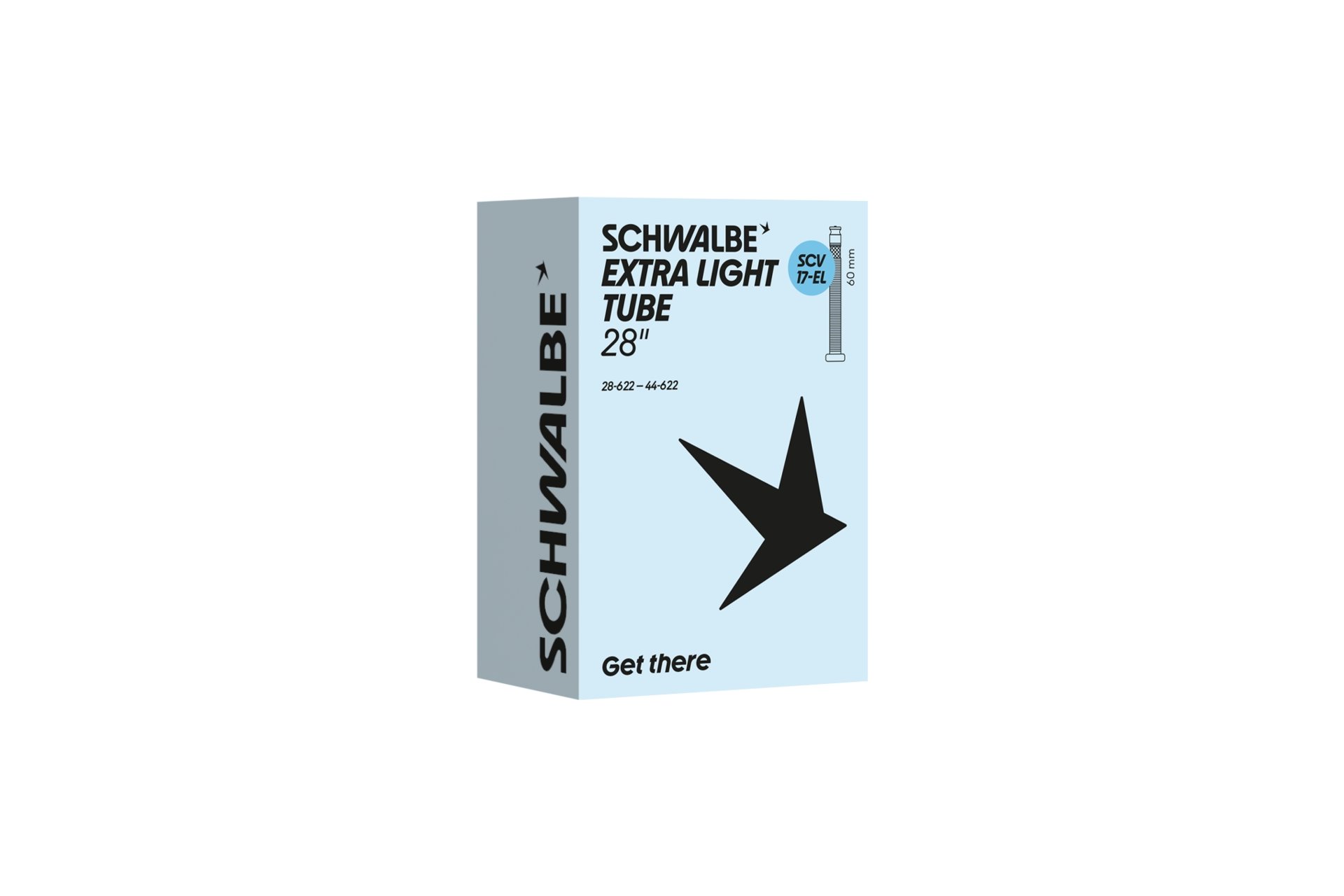 Schwalbe SCV17-EL Extra Light Schlauch 28 Zoll - 60 mm