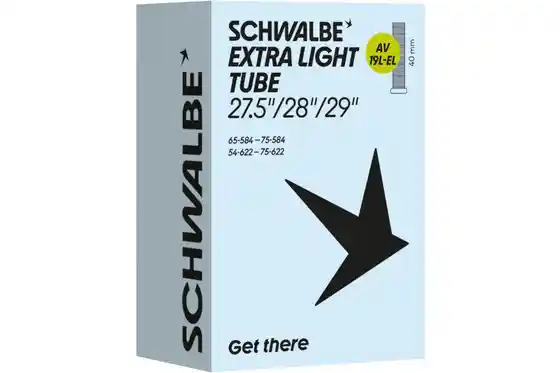 29 Zoll - Fahrradschläuche - Schwalbe AV19L-EL Extra Light Schlauch 27,5/29 Zoll - 40 mm