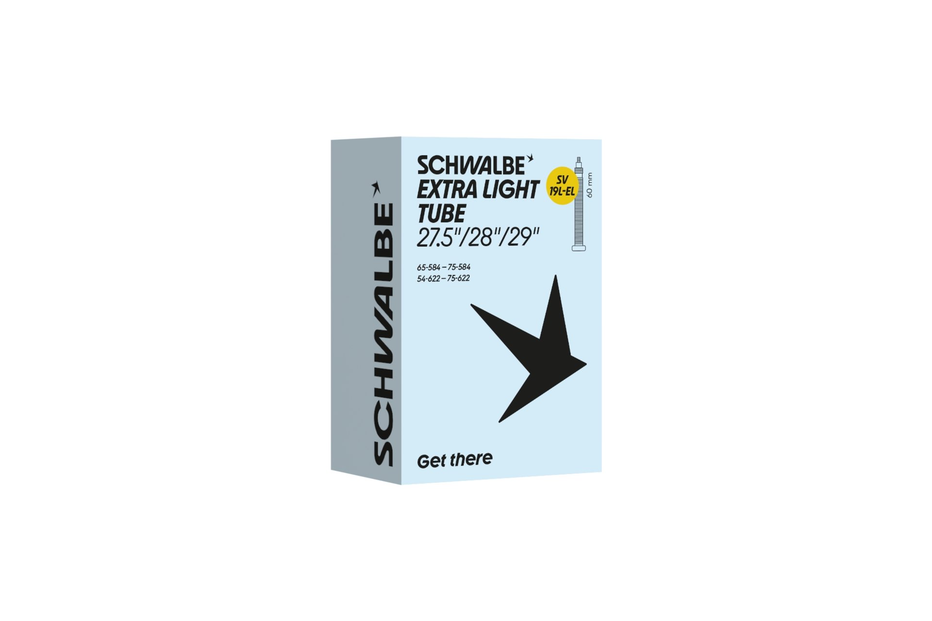 Schwalbe SV19L-EL Extra Light Schlauch 27,5/29 Zoll - 60 mm