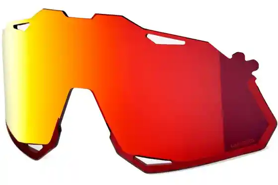 100 Percent - Fahrradbrillen - 100 Percent Hypercraft XS Ersatzglas - HiPER Polycarbonat Red