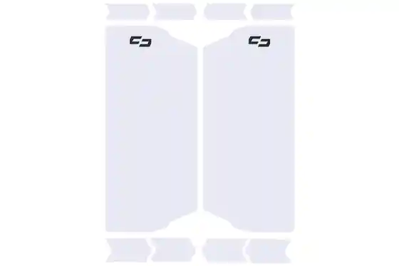Fahrradrahmen-Zubehör - Unleazhed Gabelschutzfolie BP01 Fork clear glossy