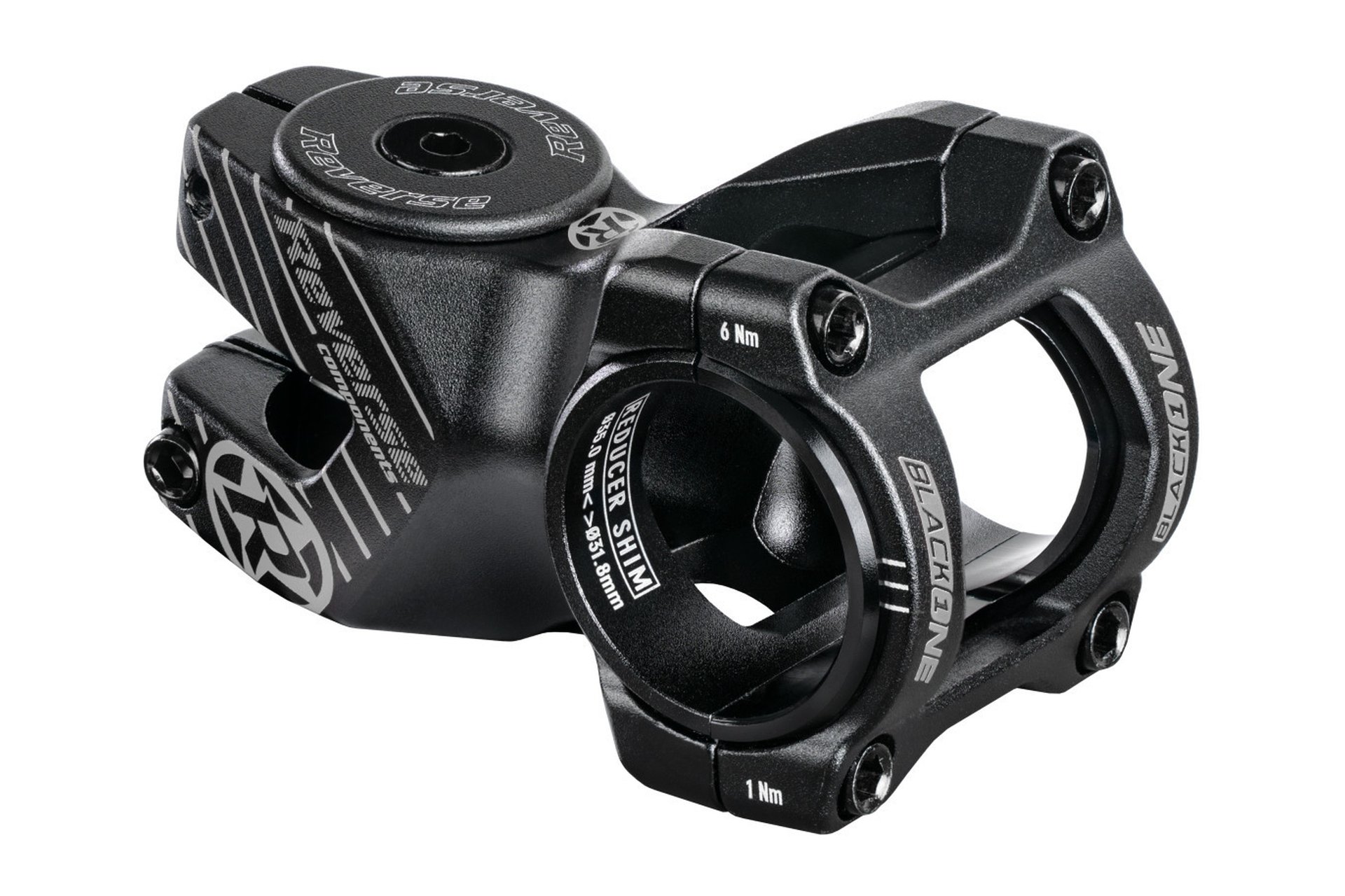 Reverse Components Black-One D-2 Vorbau 1 1/8"/31,8-35,0mm/8&deg;