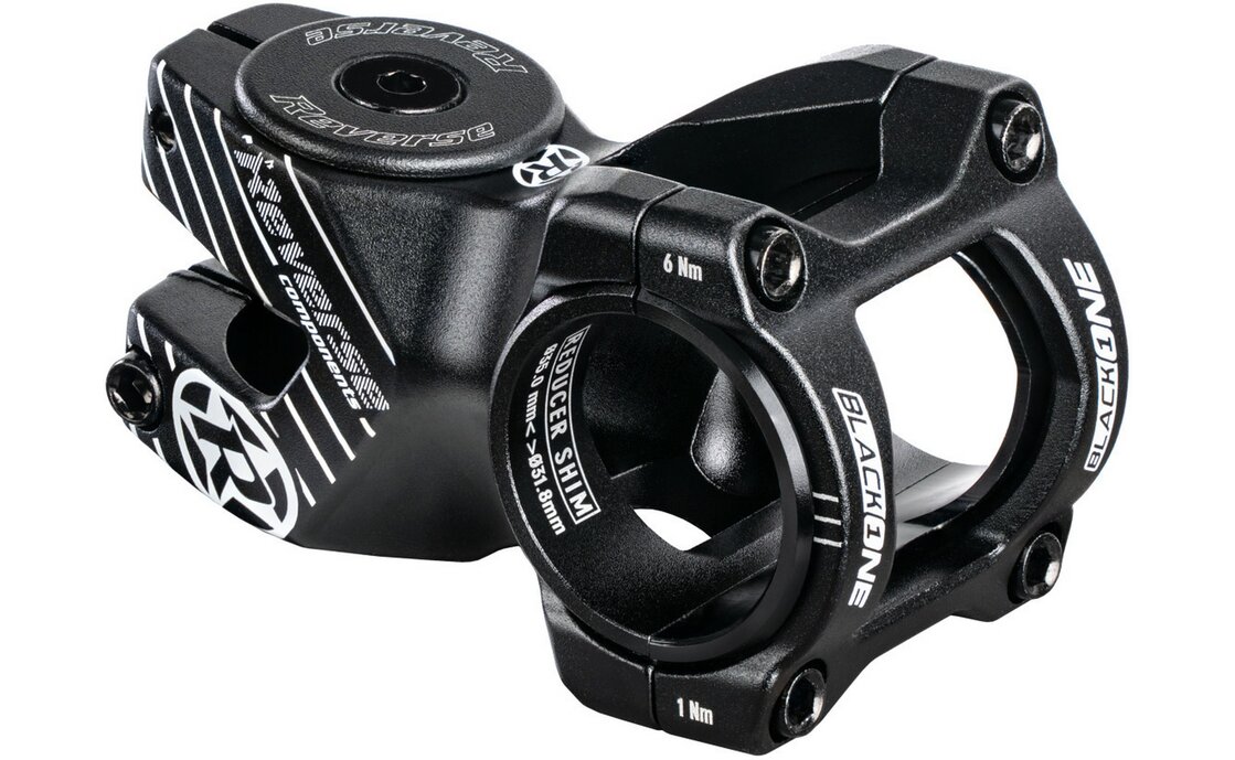 Reverse Components Black-One D-2 Vorbau 1 1/8"/31,8-35,0mm/8&deg;